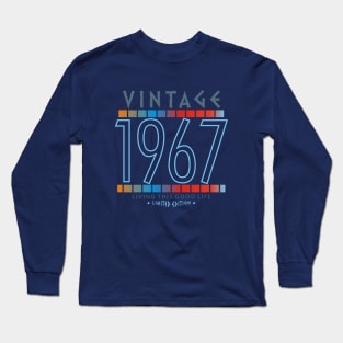 53rd Birthday T-Shirt - Vintage 1967 Long Sleeve T-Shirt